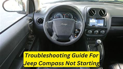 2018 jeep compass won't start|jeep compass stop start problems.